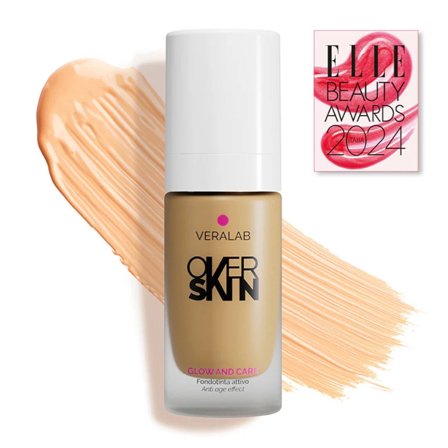 Overskin GLOW AND CARE 07 WARM 30ml - Fondotinta liquido