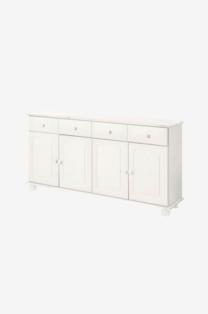 Loft24 - Sideboard med 4 dörrar Mette - Vit - Skänkar & sideboards - Från Homeroom