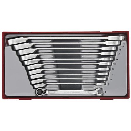 Teng Tools TT6511R Kombinasjonsnøkkelsett 11 deler med skralle, Håndverktøy