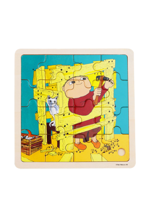 ALFONS ÅBERG Pussel 16 Pcs Trä Byggnadslek Spel & Unisex ONESIZE