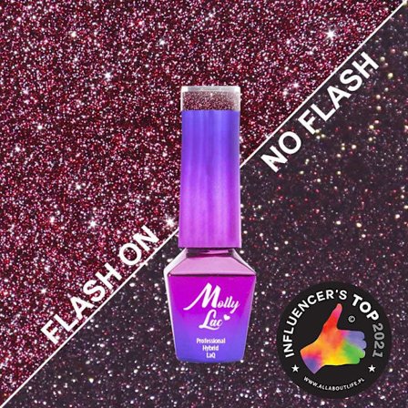 Mollylac - Gel polish - Blinkende lys - Nr613 5g UV gel/LED