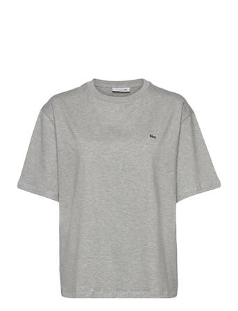 Tee-Shirt&Turtle Ne T-shirts & Tops Short-sleeved Harmaa Lacoste