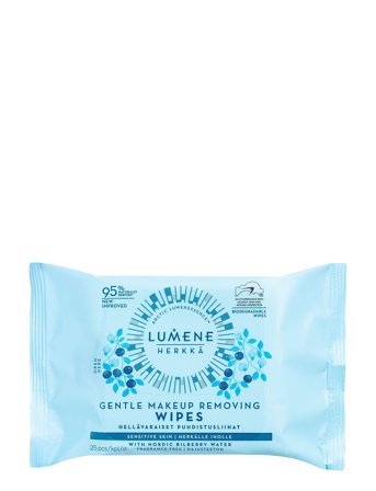 LUMENE Herkkä Gentle Makeup Removing Wipes 25 Pcs - Nude - ONE SIZE