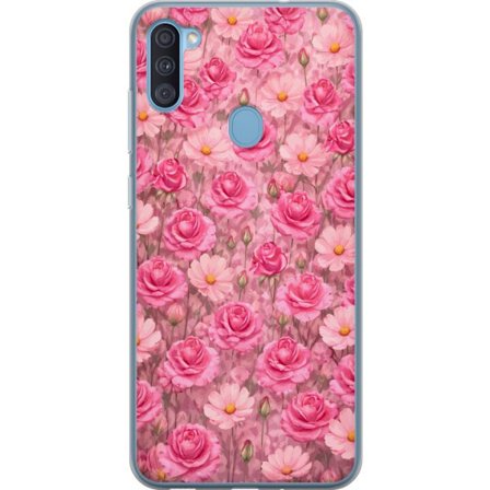 Yhteensopiva Puhelinkuori Samsung Galaxy A11 Petal Reverie Blush Rose