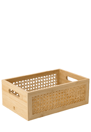 Rig-tig BAMBOO BOX förvaringsbox W 20 cm Förvaring Beige 20CM