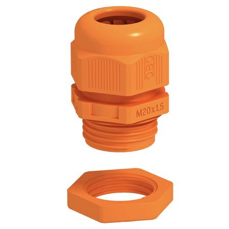 Obo Bettermann 7205660 Förskruvningset orange M20, Installationsmaterial