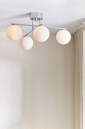 Jotex - Loftlampe Krom - FELICITY - Køb Loftlamper hos Jotex