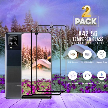 2-Pack SAMSUNG GALAXY A42 Näytönsuoja - Karkaistu Lasi 9H - Super laatu 3D