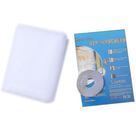 Selvklæbende Vindue Skærmbane Netgardin, Med Klæbende Tape
