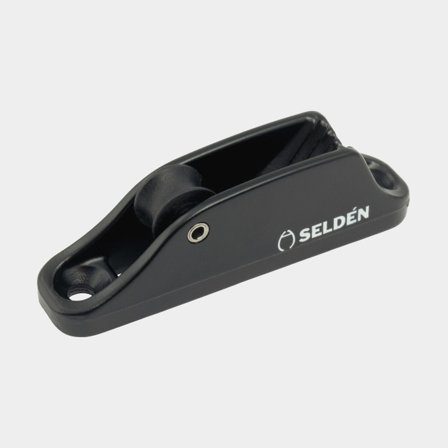 Schotklemme mit offenem Führungsrad Seldén Valley Roller Fairlead 236, 66 mm, passt für Leinen Ø1 - 6 mm - Boot