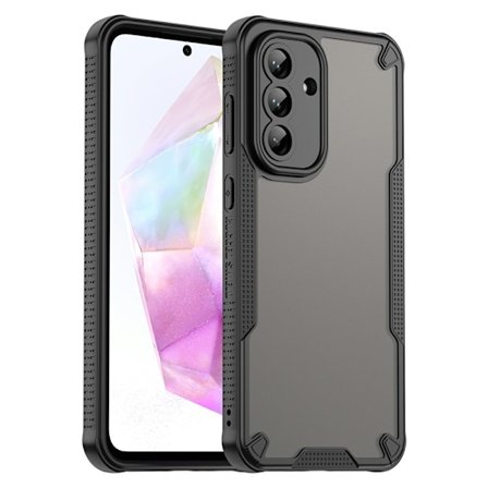 SKALO Samsung A36 5G Armor Hybrid Frosted Skal - Svart