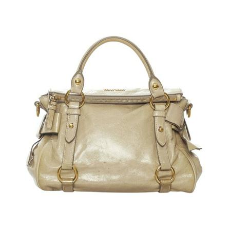 Miu Miu Pre-owned, Handbags Beige, Dames, Maat:ONE Size