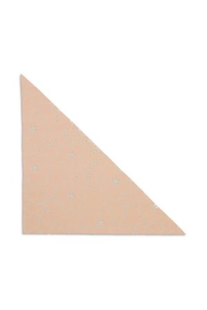 Floral Broderie Bandana Scarf Salted Caramel