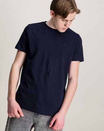 Lyle & Scott Linen Blend T-shirt Blau T-Shirts Jungen - Kids Brand Store