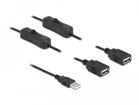 Delock strømsplitter - USB til USB - 1 m