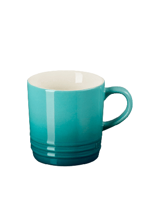 Le Creuset Signature stengods kaffemugg 200ml Bleu Riviera Glas Blå ONESIZE