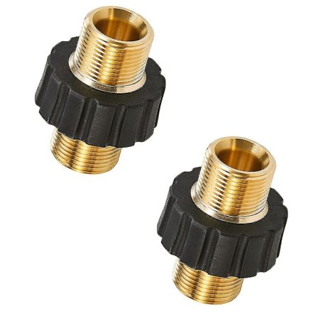 Adapter sæt til højtryksrenser, M22-14mm han-fitting til M22-14