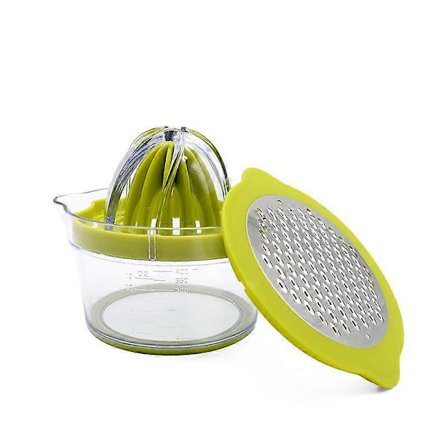 Manuell juicer sitronpresse oppvaskmaskinsikker, multifunksjonell appelsin sitrus limepresse, manuell fruktpresse med målebeger