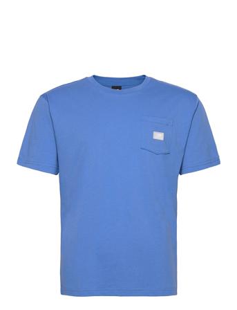 Nb Athletics Pocket Tee T-shirt Blå New Balance
