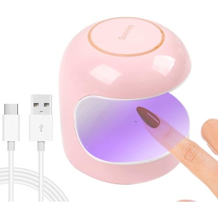 Mini LED Neglehærdningslampe - 18W UV Hurtig Tørrer, Bærbar, Perfekt til DIY Negledesign Hjemme eller i Salon