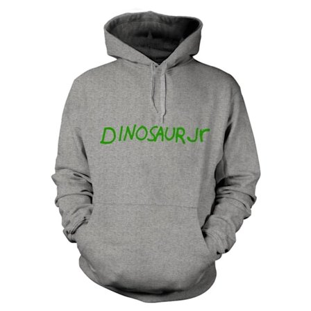 Dinosaur Jr Unisex Vuxen Grön Mind Hoodie S Grå