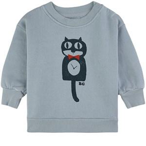 Kids - Bobo Choses Light blue Cat O'clock Sweatshirt 24-36 Months - Jumpers and knitwear - 24-36 months - Blue - Junge