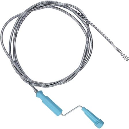 Kloakrensningsværktøj, Fleksibel Metalafløbsrenser, Kloakhårfanger Afløbsaflastningsbor Rensningsværktøj til Køkkenvask Badeværelse Kar Toilet, 2,6m