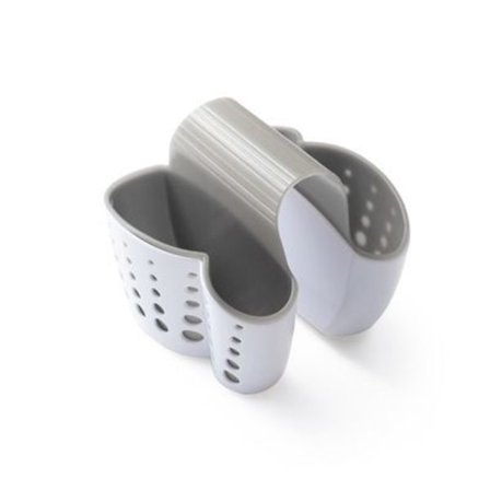 Vaskarrangør til køkken Caddy Organizer Køkkenredskabsholder Svampeholder Køkkenbadeværelsesopbevaring