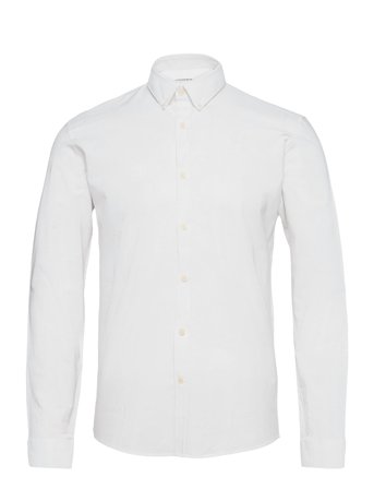 Yarn Dyed Oxford Superflex Shirt White Lindbergh