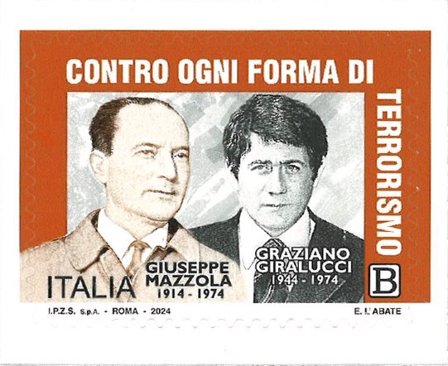 Italien - Mod terrorisme - Postfrisk frimærke