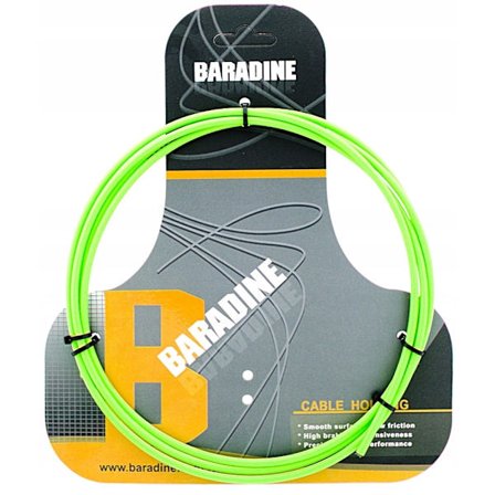 BARADINE Pyörän Jarruvaijerin Kuori 250 cm, Vihreä