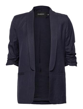 Slsun Shirley Blazer Blazers Single Breasted Blazers Blå Soaked In Luxury