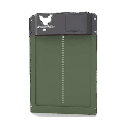 Sommarrea Automatisk Hönshusdörr, Hönshusdörr med Ljussensor, Automatisk Hönshusdörröppnare, Automatisk Hönshusdörr (Färg: Grön)