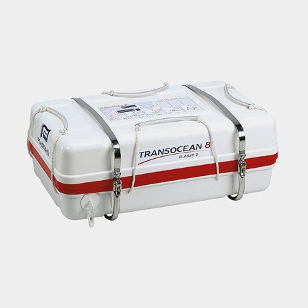 Liferaft bracket / cradle Plastimo Standard Deck-Mount Cradle Type 6, horizontal installation on deck, for Capri 4 & Ibiza 4, Transocean 4, Transocean