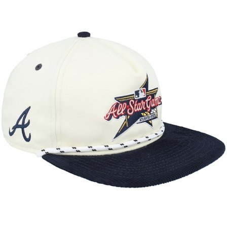 New Era - MLB Weiss Snapback Cap - Atlanta Braves Golfer Corduroy G1 MLB Chrome/Navy Snapback @ Hatstore