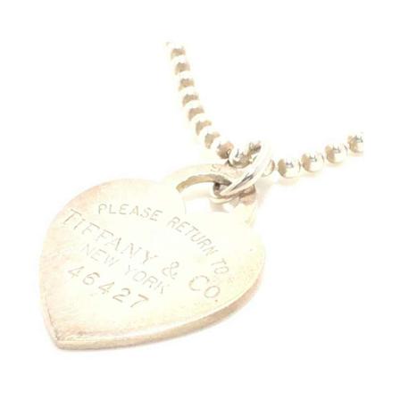 Tiffany & Co. Pre-owned Necklaces , Grijs , Dames , Maat: ONE Size Vintage Sieraden