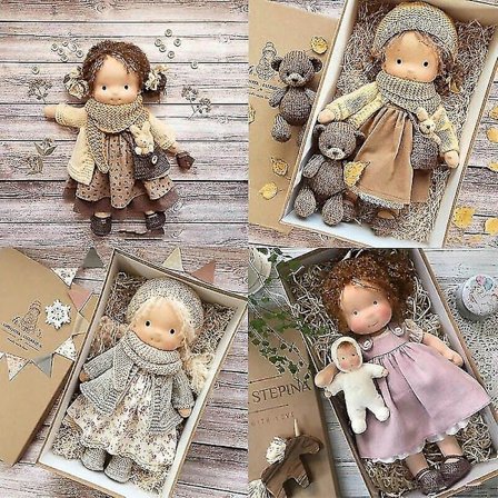 Nukke Waldorf Käsityönukke Kaunis Puuvillapehmeä Nukke Tyttöjen Syntymäpäivälahja_tmall