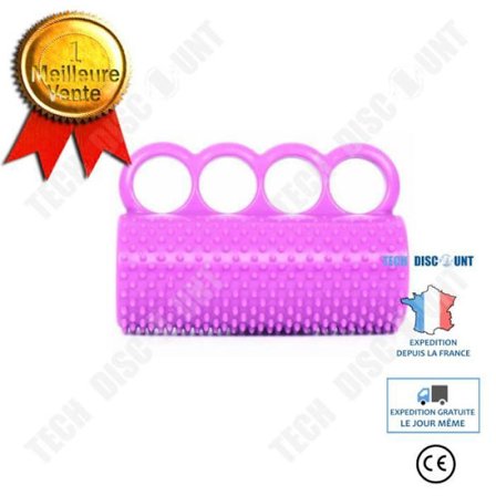 Greppanordning - TD - Silikon - Hemiplegi - Rehab - Lila massage