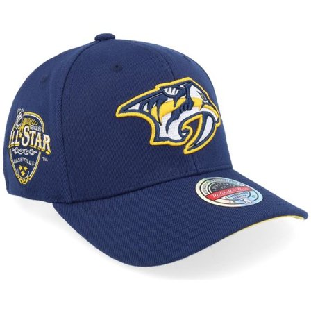Mitchell & Ness - NHL Blå adjustable Keps - Hatstore Exclusive x Nashville Predators 2016 All Star Game Navy Adjustable @ Hatstore