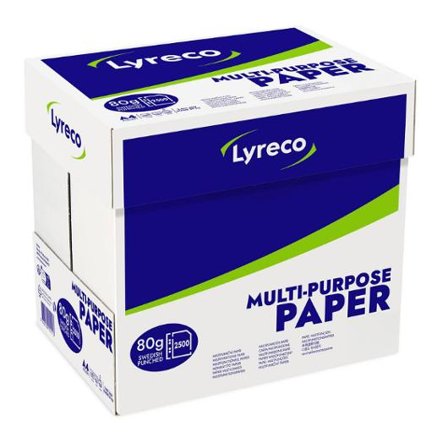Lyreco Kopieringspapper Multi A4 80g hålat XP 2500/fp - Lyreco - Kontorspapper - Kopieringspapper - A4 Hålat