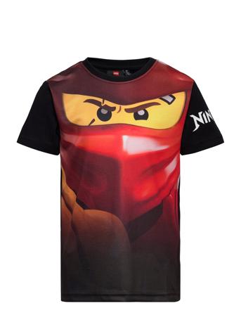 Lwtaylor 113 - Ss T-Shirt T-shirts Short-sleeved Svart LEGO Kidswear*Betinget Tilbud