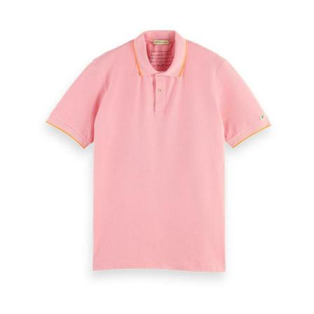Scotch & Soda, Polo Roze, Heren, Maat:M