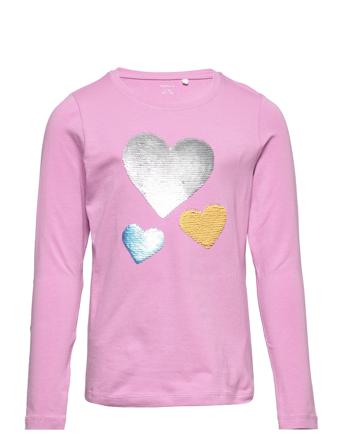 Nkftrizza Ls Top Langærmet T-shirt Lyserød Name It