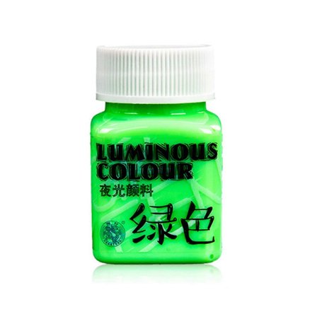 Selvlysende akrylmaling Fluorescerende maling for stoff Neon Hobbymaling Blacklight maling Kunstutstyr for voksne Grønn