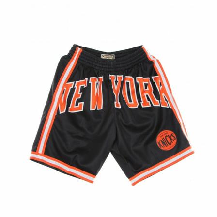 Mitchell & Ness, basketball shorts man nba big face blown out fashion short hardwood classics neykni Zwart, Heren, Maat:S