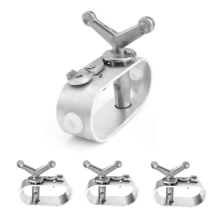 Pieces Klessnorstrammer for utendørs bruk, brukervennlig strammekrok, tau ikke inkludert, kompatibel med bassengtrekk, bassengbaldakiner, presenninger