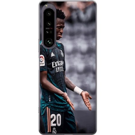 Kompatibelt Mobilskal till Sony Sony Xperia 1 IV Vinícius Júnior Fotboll Brasilien Real