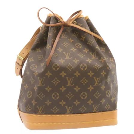 Louis Vuitton Vintage, Pre-owned Noe Monogram Bag Bruin, Dames, Maat:ONE Size,leer