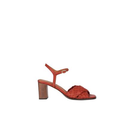 Anthology Paris Yael Braided Sandalen Heel , Rood , Dames , Maat: 40 EU