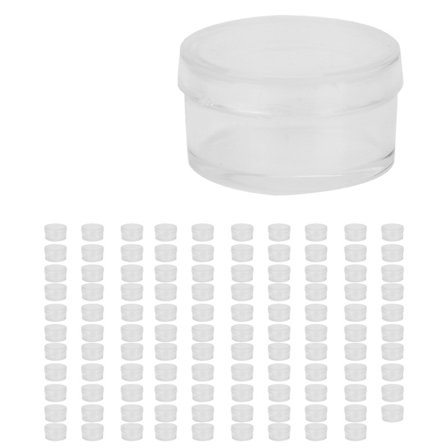 100 stk. Perler Urdele Hardware Opbevaringsboks Smykker Småting Container Organizer 2cm